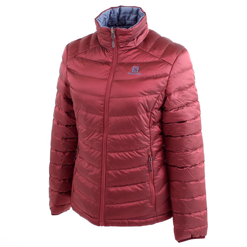 Salomon Singapore Womens Jackets - AGENTA REVERSIBLE JKT W Fuchsia | 07583-UBVE